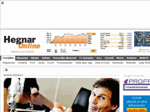 Finansavisen - home page