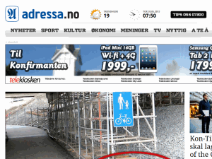 Adresseavisen - home page