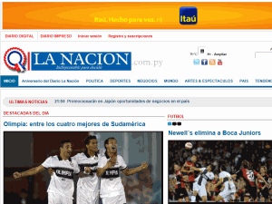 La Nación - home page