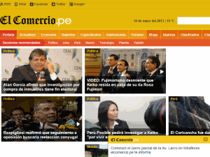 El Comercio - home page