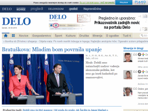 Delo - home page