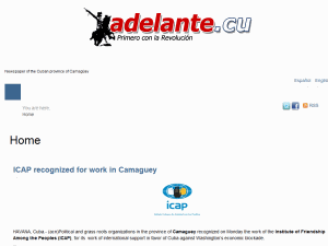 Adelante - home page