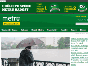 Metro - home page