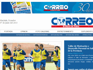 Correo - home page