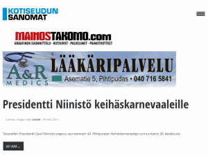 Kotiseudun Sanomat - home page