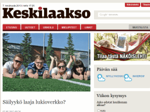 Keskilaakso - home page