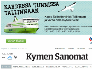 Kymen Sanomat - home page