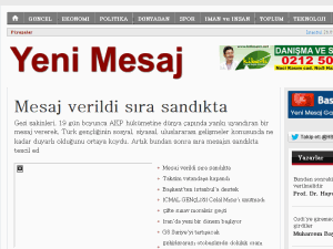 Yeni Mesaj - home page