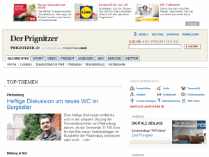 Der Prignitzer - home page