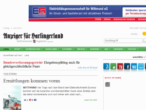 Anzeiger für Harlingerland - home page