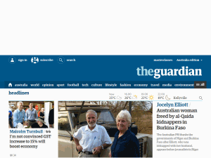 The Guardian - home page