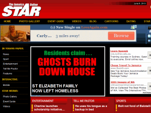 Jamaica Star - home page