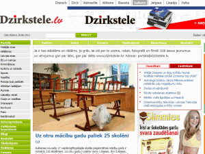 Dzirkstele - home page