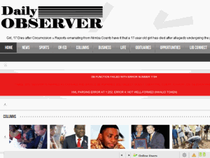 Daily Observer - home page