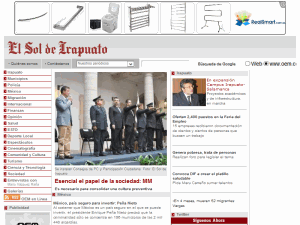 El Sol de Irapuato - home page