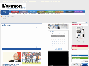 L'Opinion - home page