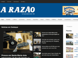 A Razão - home page