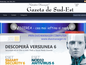 Gazeta de Sud Est - home page