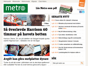 Metro - home page