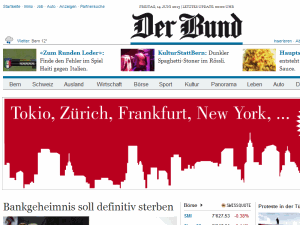 Der Bund - home page