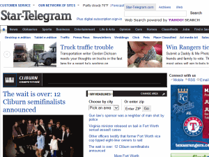 Fort Worth Star-Telegram - home page