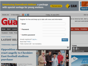 Crewe Guardian - home page