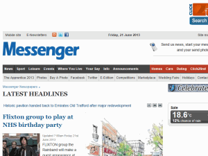 Stretford and Urmston Messenger / Sale and Altrincham Messenger - home page