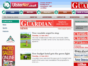 Ballymena Guardian - home page