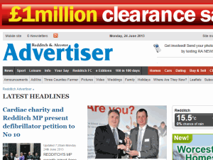 Redditch Advertiser - home page