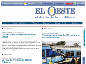 El Oeste - home page