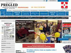 Privredni pregled - home page