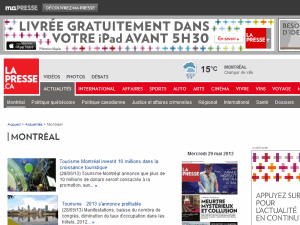 La Presse - home page