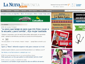 La Nueva Provincia - home page