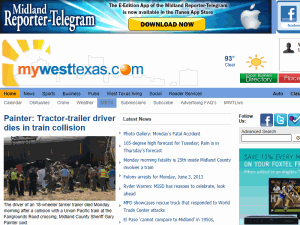 Midland Reporter-Telegram - home page