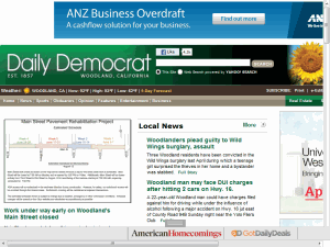 The Daily Democrat - home page