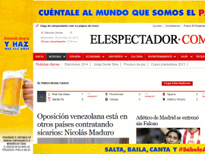 El Espectador - home page