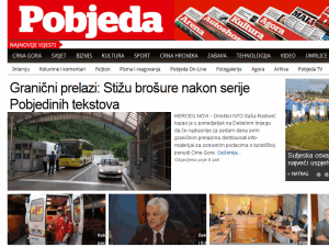 Pobjeda - home page