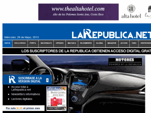 La República - home page