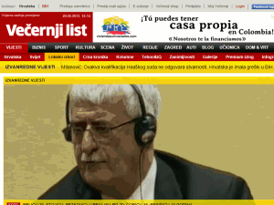 Vecernji list - home page