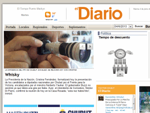 El Diário de Madryn - home page