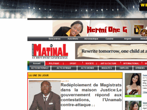 Le Matinal - home page