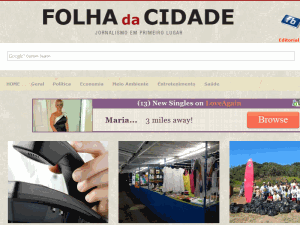 Folha da Cidade - home page