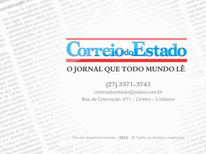 Correio do Estado - home page