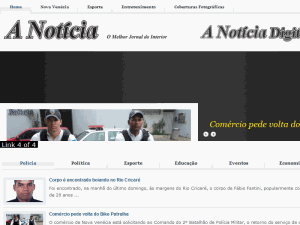 A Notícia - home page