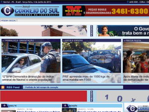 Correio do Sul - home page