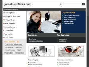 Jornal de Notícias - home page