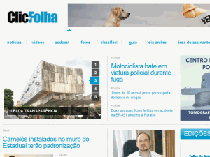 Folha da Manhã - home page