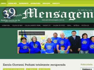 Jornal Mensagem - home page