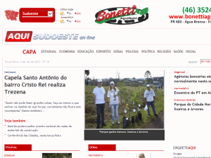 Aqui Sudoeste - home page