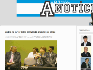 A Notícia - home page